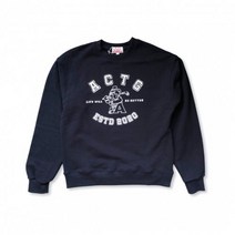 남자 여자 맨투맨 스웨트 셔츠 에스코티지 빅독 스웨트셔츠 (네이비) Big Dog Sweat Shirt (NAVY)