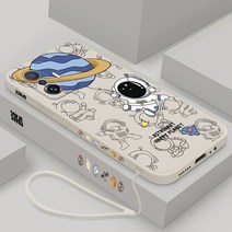 우주 비행사 실리콘 전화 케이스 샤오미 미 11 라이트 5G NE 후면 커버 12s 울트라 12x12s 10 프로 끈이 있, 10 For Xiaomi 12X, 04 B-YK000304