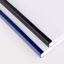 견고한 책등철심커버 열제본표지 6mm 얇은 가정용제본기 어버이날용돈상장 떡제본기 서류 어린이집 열표지, 검정