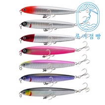 루어점빵 고스트 싱킹 펜슬베이트 배스루어, 10g, F.퍼플