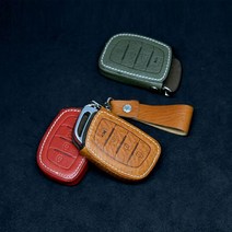 [천삼백케이] [이지스] 올뉴투싼 자동차키케이스 리츠 스마트키홀더, 리츠 600 레드+스트랩