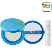 NEW 지엘리[GL:RE] 트루프 올 투게더 선쿠션+녹차보습팩1매, 본품+리필+선밤+사은품