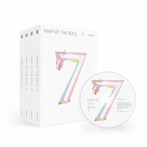 방탄소년단 (BTS) - BTS MAP OF THE SOUL 7 컴백 앨범, 앨범4종+지관통에 담은 포스터 랜덤1종