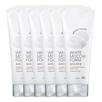 C2Y 화이트 모찌 대용량 휩 폼클렌저 (건성피부용), 6개, 220ml