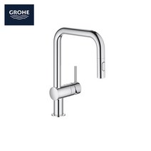 Grohe 그로헤 민타 32322002 풀아웃 스파우트 크롬 싱글레버 싱크대 주방수전 독일직배송