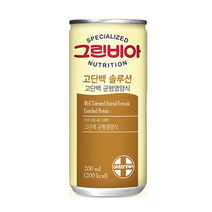 정식품 그린비아 고단백 솔루션 200ml, 60캔