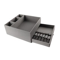 미용실집게핀 미도구 홀더 랙 빗 클립 보관함 살롱 바버 헤어 드라이어 링, 01 Grey