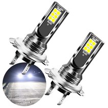 es) 2x H7 LED 자동차 전조등 전구 슈퍼 밝은 미니 쿠퍼 R52 R53 R55 R56 R58 R59 R60 R61 Pacema, [01] WHITE, [01] H7, 01 WHITE