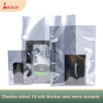 스키 스노우보드 가방 스키부츠가방 캐리어 100Pcs 정전기 방지 차폐 백 ESD 오픈 탑 패키지 전자 액세서리 보관 포장, [10] 80x120mm