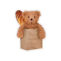 블링블링케이스 쇼핑백베어 빅 사이즈 아크릴 그립톡, 1개