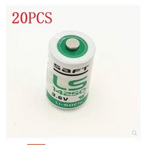 산업용 제어 장비 리튬 배터리 LS14250 er142501/2aa 3.6v PLC 20 개, 01 3.7 볼트