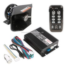 자동차 확성기 스피커 사이렌 차량 경보 12V 경보기, 블랙 프론트 스피커가있는 슈트 600w
