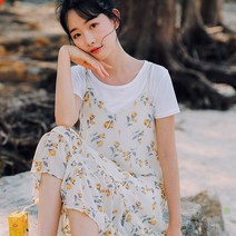 HQINT 제어 가격 78 문학 및 미술 신선한 꽃 달콤한 스트레이트 드레스 싱글 스커트 ZA-244059