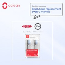 전동 칫솔모 리필 원래 Oclean 브러시 헤드 X Pro Elite Flow One Z1 F1 E1 Air 2 X10 모든 시리즈 스마트 소닉 전기 칫솔 팁 액세서리, 04 Oclean P2S5 B02 2