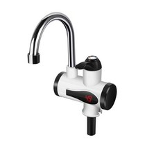 순간 전기온수기 카페 미니 온수기 설치 전기 수도꼭지 온수기 온도 디스플레이 인스턴트 주방 Tankless 물, 01 LED Display_02 Eu 플러그