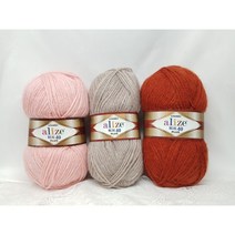 알리제 낱볼 1ball 앙고라 리얼 40 플러스 수입실 털실 앙고라실 목도리 뜨개실, new 114