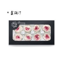 키큰식물조화 아로마/그라디언트/솔리드 컬러 오스틴 로즈 영원한 꽃 DIY 로즈 화환 소재 패키지 4-5cm 2-3cm, 8 pcs