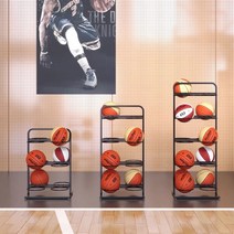 스탠드 가정용 볼 축구공 홀더 거치대 족구공 농구공 정리함 실용적인 정리대, AA