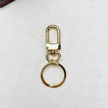 헤세드 NEW] 자물통 납작키오링고리, 골드-대, 1개