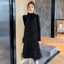 가을 임부복 하객 빅사이즈 원피스 임산부 원피스 겨울 임부복 직장인 디라인 오피스 임부복 출근룩 원피스