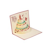 생일 크리스마스 새해 선물 메세지 팝업 카드 3D 엽서 music birthday card for girl kids 아내 husband 케이크 인사말 수제 인사말, 빨간펜