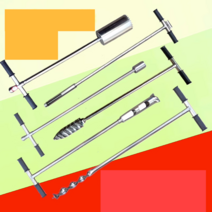 토양 표본 샘플 채취기 시료 검사 도구 다기능 곡물, 직경 1.0m 38mm 원본(불도저 제외)