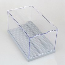 피규어진열대 피규어 전시장 케이스 보관함 3 단계 방진 디스플레이 상자 빌딩 블록 디스플레이 캐비닛 방진 아크릴 어셈블리 미니 상자 피규어 플렉시 유리 쇼케이스, b