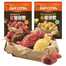 신세계푸드 올반 미니 붕어빵 팥+슈크림/냉동 붕어빵, 2개