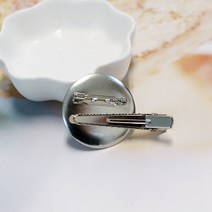 10개 코사지 핀 네임핀 재료 카네이션만들기 재료 집게핀 이름표 옷핀 브로치 핀 집게 옷핀 코사지집게 원형핀 (7가지 사이즈) - 10개 묶음, 3.4cm(10개)