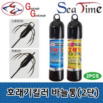 씨타임 GG 호래기 바늘통 2단바늘 카본 스텐 대바늘