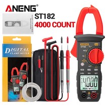 ANENG-ST182 디지털 클램프 미터 AC 전류 멀티 미터 DC/AC 전압 전류계 전압 테스터 Amp Hz 정전용량 NCV, 02 ST182 Pro