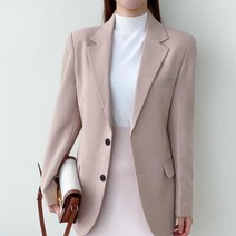 [바보사랑] 여자 정장 면접 오피스룩 솔리드 블레이져 자켓