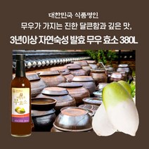 미트팬트리 식품명인이 만든 3년이상 자연숙성 발효 무우 효소 380L, 1개