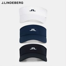 [제이린드버그] [J.LINDBERG] 여성 골프 바이저 / 야다 바이져 / 썬캡 모자, 색상:블랙 / 사이즈:One Size