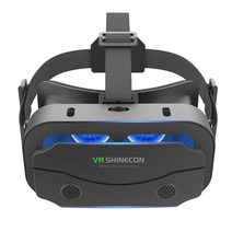 핸드폰VR VR 안경 헤드셋 확대 보조 프레임 시계 비디오 장착 뛰어난 가상 현실, 01 Black