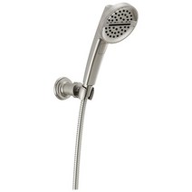 Delta Faucet 55386PR 컨템포러리 샤워 헤드 루미코트 크롬 3975386026, Lumicoat Stainless