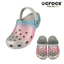 크록스 크록스 CROCS 당일발송 클래식 글리터 클로그T 토들러 206992-0ZT