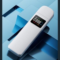 휴대용음주측정기 경찰용 음주측정기 경찰음주측정기 알콜측정기 음주측정 LED 디지털 휴대, 하얀