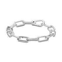 925 스털링 실버 겨울 Stil Mich Serie Armband Runde verliegelung Kette Frauen Mode Schmuck Geschenk, 02 17, 07 MB004