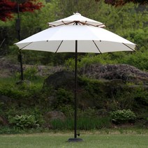 매직코리아 파라솔킹260+물통베이스/국산 야외파라솔, 파라솔킹260_블루+물통베이스