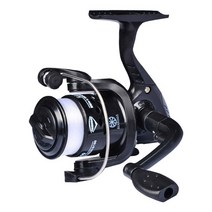 pro beros 초경량 접이식 낚시 릴 5.2:1 스피닝 릴 3kg 최대 드래그 낚싯줄 포함 지깅 릴 바닷물 물고기 pesca, 검은색