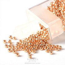 마타타 비즈공예 재료 골드 시드 비즈 구슬 공예(2mm 3mm), 3mm(24g-약530개), 3.실버