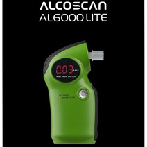 고성능 음주측정기 AL6000Lite/음주측정기/AL6000Lite/음주감지기/혈중알콜농도측정기/음주단속/휴대용음주측정기, 1개