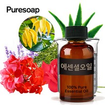 퓨어솝 BEST 에센셜오일 모음49종 (아로마오일 레몬 자스민 티트리 등) 비누베이스 비누만들기, 22.유칼립투스 블루검 E.O_30ml