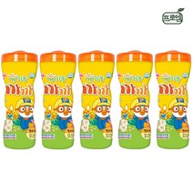 프로엠 뽀로로 아이과자 유기농 까까(통) 별과자 40g*5개 세트 / 아기과자 아이간식 어린이집간식 유치원간식 쌀과자, 5개