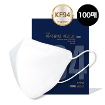 케어랩 하이클린 마스크 대형 KF94, 5개입, 20개, 화이트