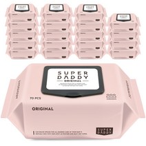 슈퍼대디 오리지널 캡형 70매 20팩 저자극 아기물티슈