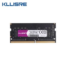 컴퓨터 Kllisre DDR3 DDR4 8GB 4GB 16GB 노트북 Ram 1333 1600 2400 2666 2133 DDR3L 204pin Sodimm 메모리, CN_DDR4 4GB 2400 1.2V