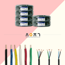 삼영전기 HIV전선 VCTF전선 HFIX전선 1M 단위 한타 1롤, HFIX 2.5SQ, 백색 (300M)
