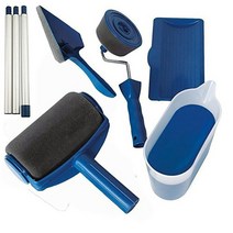 dropship 뜨거운 다기능 diy 페인트 러너 롤러 브러시 핸들 키트 도구 가구 pro 코너 세트 홈 오피스 룸 벽 장식, 6종 세트
